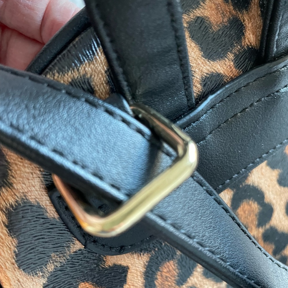 Leopard Print Backpack - Picture 8 of 12